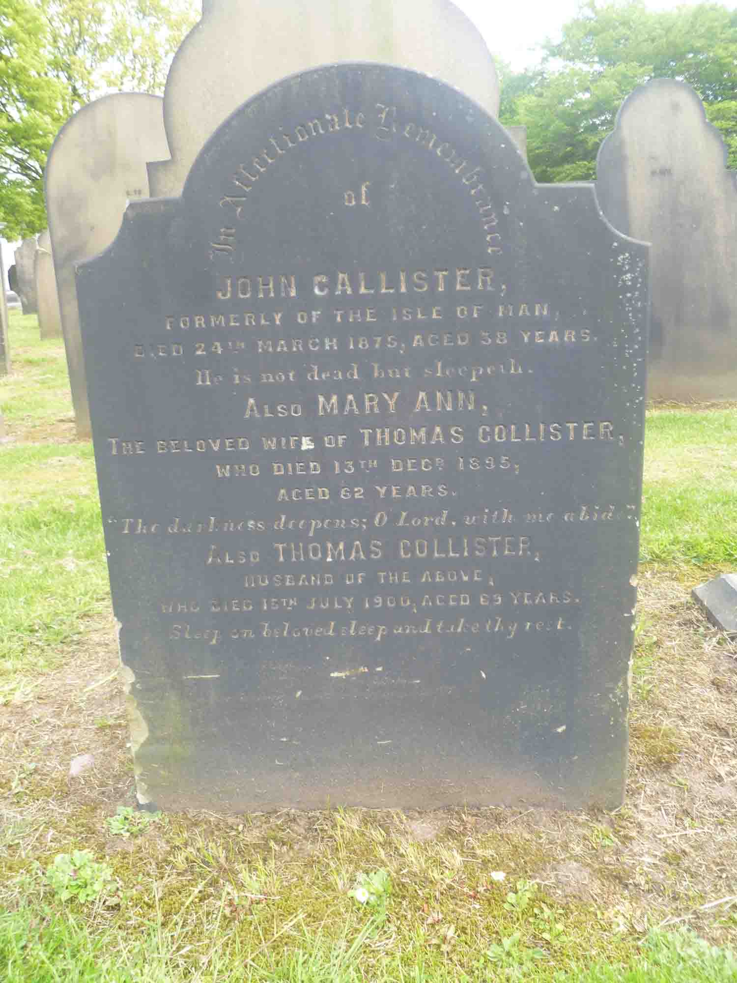 Callister & Collister (H Left 312)